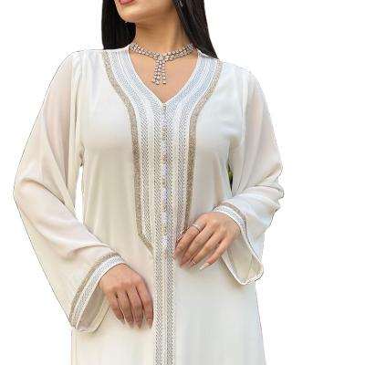 China Comfortable feel plus size abaya turkish algerian maxi evening muslim quinceanera dresses for women women muslim prayer clothing for sale