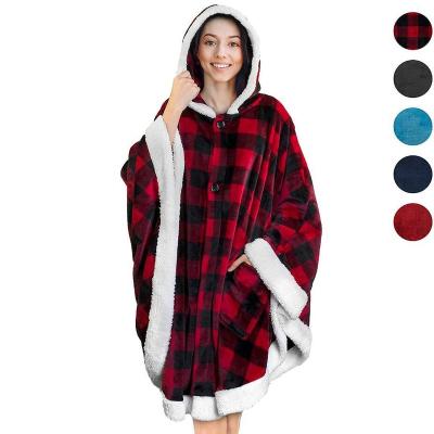 China Anti-Wrinkle Sherpa Fleece Sweatshirt Oversized Hoodie Covers Adult TV Women Hooded Covering Men Wholesale for sale