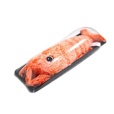 China Amazon Lifelike Realistic Lobster USB Catnip Electric Catnip Interactive Rechargeable Simulation Cat Toys for sale