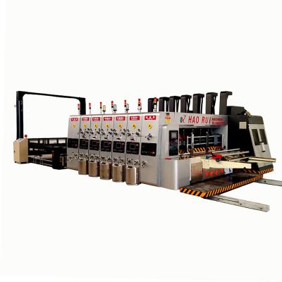 China Corrugated Cardboard Flexo Printing Slotter Machine Mini Box Flexo Printing Machine Corrugated Cardboard Forming Machine 4 Color Printing Slot Machine Te koop