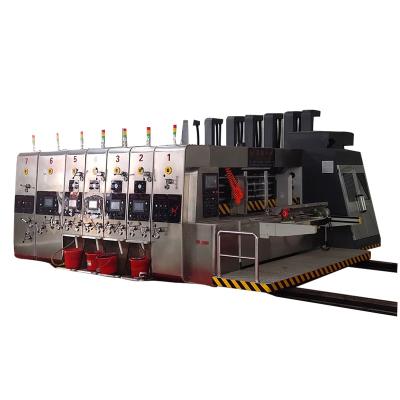 Cina Corrugated Cardboard Flexo Printing Slotter Machine Carton Making Box Machine Fully Automatic Corrugated Cardboard Printing Machine in vendita