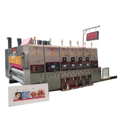 China Corrugated Cardboard Flexo Printing Slotter Machine Flexo Cardboard Printing Machine Plastic Sheet Slitting Printing Machine For Label Printer Te koop