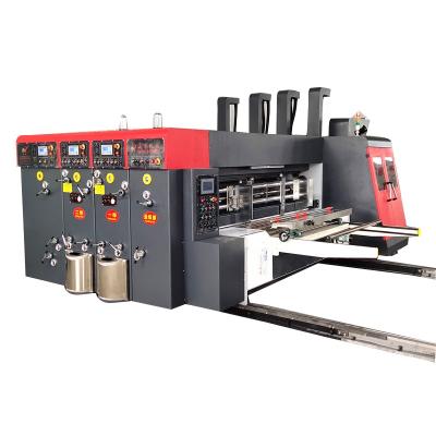 Chine Corrugated Cardboard Flexo Printing Slotter Machine Carton Box Printer Corrugated Box Making Machine Packaging Line à vendre