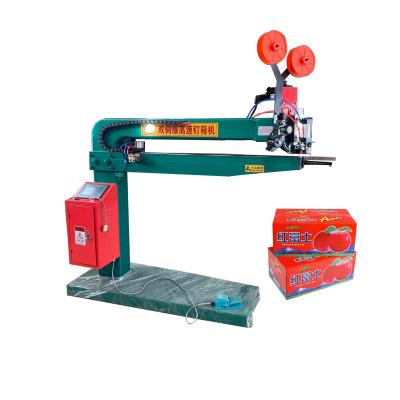 China Semi Automatic Products Carton Corrugated Box Stitching Stapler Machine for sale