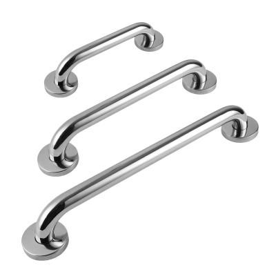 China Modern High Quality 30CM Customized Grab Bar 304 Stainless Steel Safety Shower Handrail Bathroom Grab Bars for sale