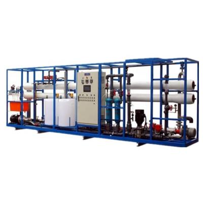 China Water Desalination RO Seawater Desalination Plant Cost With PLC Control Fully for sale