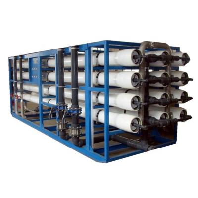 China Water Desalination 240m3/day Packaged SWRO Seawater Desalination Systems Energy Recovery Seawater Desalination Machinery for sale