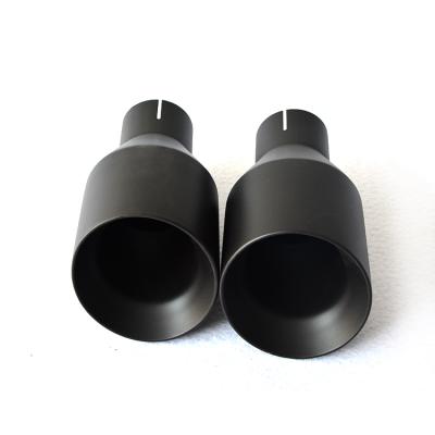 China Black Cheap Price Chrome Stainless Steel Muffler Tips Stainless / Titanium Alloy Exhaust Tip for sale