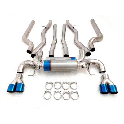 China Titanium Alloy EXHAUST CATBACK For BM*W X5M F85 X6M F86 2015 - 2019 With Valve for sale