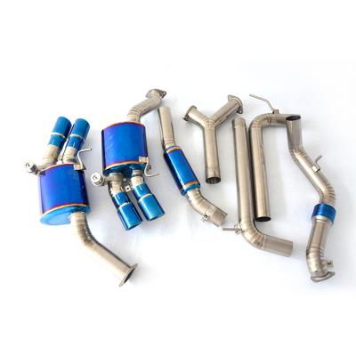 China Titanium Alloy Exhaust Catback For 02 03 04 05 Au*di A4 Quattro 1.8L B6 AT MT Turbo Exhaust System for sale