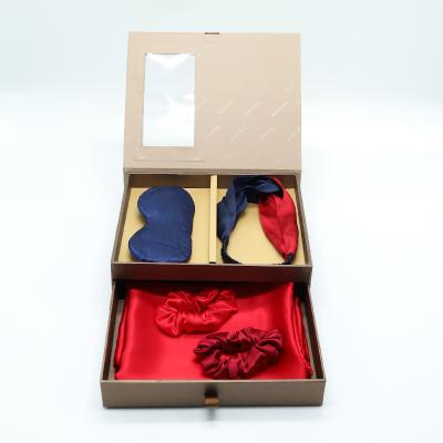 China Wholesale Custom Gift Size Gift Box Different and Select Pillow Silk Case Headband as Christmas Gift for sale