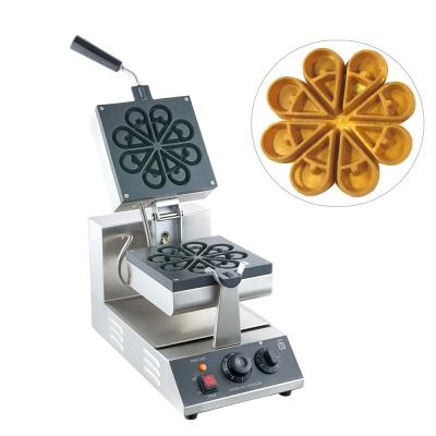 China Mini Outdoor Commercial Egg Snacks Pancake Waffle Maker Electric Nonstick Baking Machine for sale