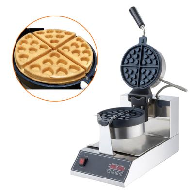 China 4-Sliced ​​Adjustable Thermostat Fixed Stainless Steel Waffle Maker Customized Design Non-Stick Triangle Waffle Maker for sale