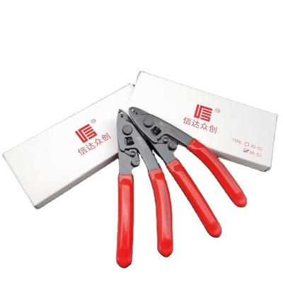 China FTTX Miller Flange Fiber Pliers Tri Hole Fiber Optic Stripper Stripper Miller Wire Stripper for sale