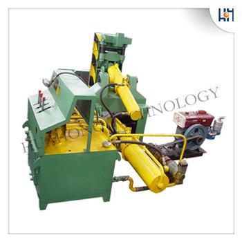 China Plant Ce 80 Ton Eliminate Metal Scrap Aluminum Cans Hopper Type Baler for sale