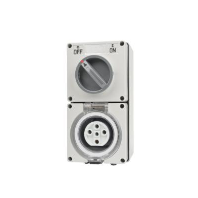 China IP66 Industrial Combination Outdoor Switched Outlet Outlet for sale