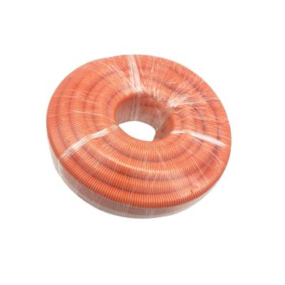 China PVC AS/NZS Heavy Duty Corrugated Orange PVC Conduit Pipe for sale