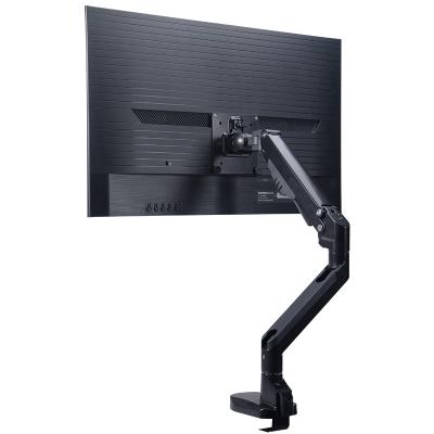 China Ameely Wholesale Aluminum Alloy Single Arm Monitor Foldable Adjustable With Shock Absorber Aluminum Alloy Single Monitor Arm for sale