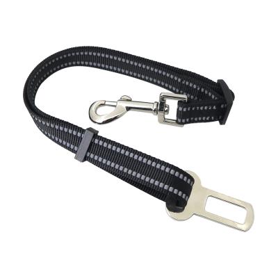 China Custom Good Selling Adjustable Safety Leads Vehicle Dog Seat Belt Leash Rope Leash Dog for sale