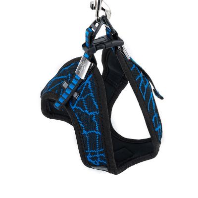 China Padded Polyester Adjustable Reflective Dog Harness Soft Breathable Puppy Vest Harness No Pull for sale