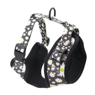 China NU Padded Custom Pull Dog Harness With Funny Pattern Easy Walking Dog Harness Outside for sale