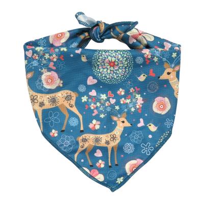 China Christmas Dog Bandana Collar Pet Fashion Viable Hot Selling Adjustable Scarf Washable for sale