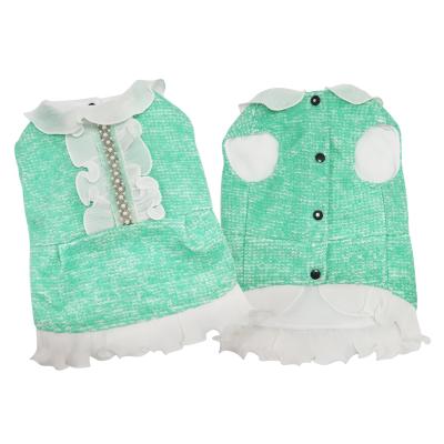 China Durable Breathable Elegant Princess Dress Girl Dog Puppy Clothes For Pets Clothes And Accessories Winter for sale