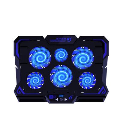 China Hot Selling Up to 17 Inch Super Slim Custom Laptop Cooler Gaming LED Fan Cooler for Up to 17 Inch Laptop for sale