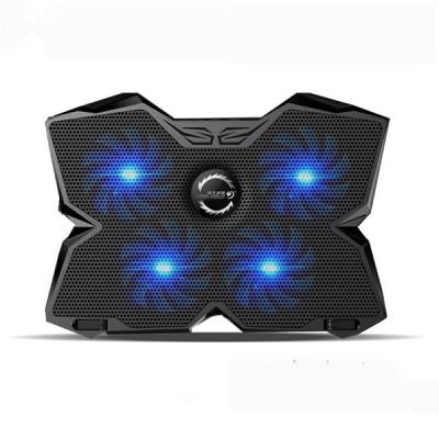 China New Arrival Cooler Creative Design USB Laptop Stand Cooler Laptop X Laptop with 4 Big Fans for sale