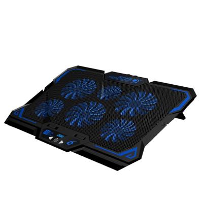 China Up To 17 Inch 2021 New Version Blue Cool Pad Fans USB Laptop PC Fan 5V Strong Laptop Cooler for sale