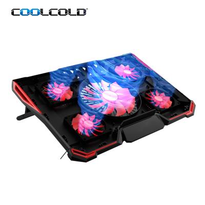 China Up to 17 Inch Customizable Notebook Cooling Pad Pad Cool Cooler Para Power Struggle Laptop for sale