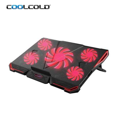 China Up To 17 Inch Adjustable Speed ​​Cooling Pad Gaming Fan Notebook Cooling Pad Laptop Computer for sale