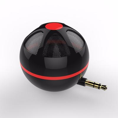 China 2019 Hot Mini Speaker 3.5mm Mini Music Fancy Ball Shape Portable Cell Phone Speaker Min Speaker for sale