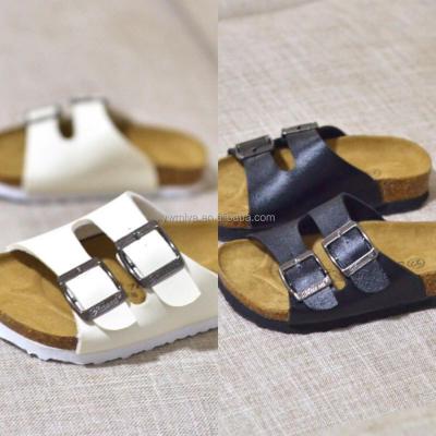 China CD-113 Vintage Summer Boys Anti-slippery Baby Slippers Comfortable Beach Casual Clog Double Buckle Sandals Wholesale for sale