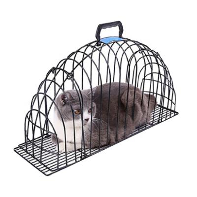 China Wash Breathable Portable Cats Cage With Handle for sale