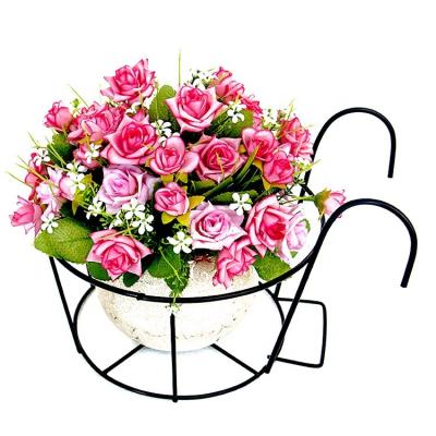 China Very Cheap Corrosion Protection Anti-rust Balcony Around Flower Pots Hang Rack Can Be Customize for sale