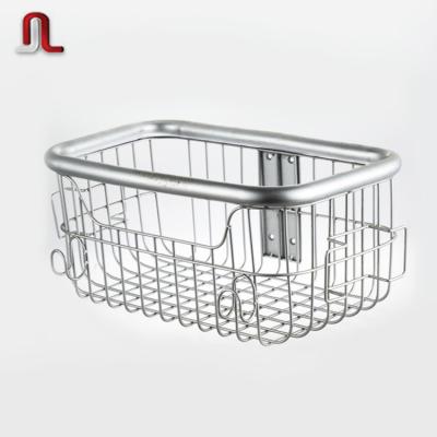 China Wholesale New Style Corrosion Protection Metal Bicycle Handlebar Storage Bike Basket Front for sale