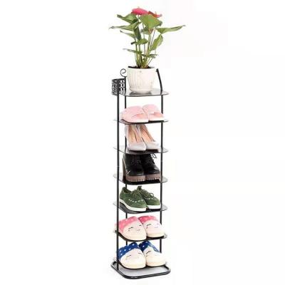 China Custom Corrosion Protection 3 To 10 Layers Anti-rust Function Metal Shoe Display Rack Multi Rack For Home Living for sale