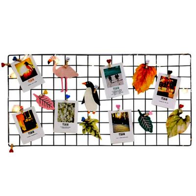 China Multifunctional Rustproof Corrosion Protection Creativity Wire Wall Grid Panel for Home Decor for sale