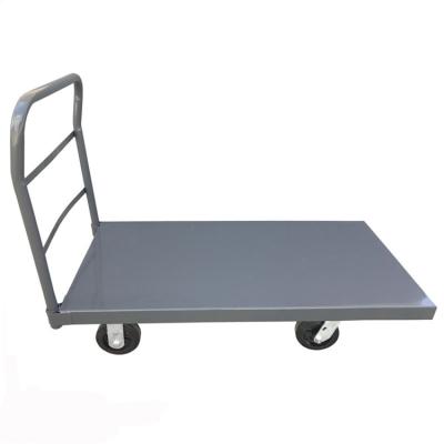 China Corrosion Protection Anti-rust Heavy Duty Flat Cart Stainless Steel Trolley Foldable Trolley Cart with 3 Colors On Cheap Sale for sale