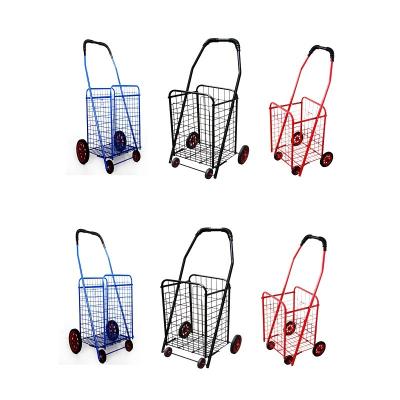 China 35L Corrosion Protection Stainless Steel Makeup Case Dog Show Tool Box Rustproof Crate Make Up Metal Trolley Hydraulic Shopping Foldable Trolley With Wheels for sale