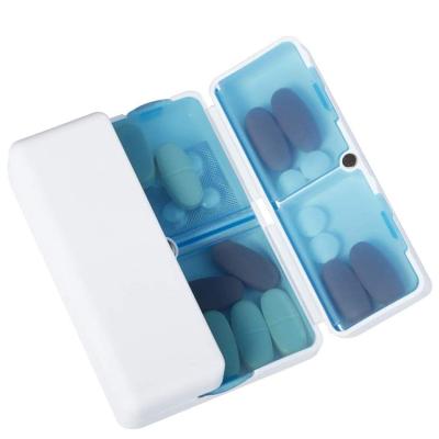 China Hot Sale 7Compartments PP Plastic Pill Organizer Travel Daily Pill Case Portable Medicine Holder Pill Box for sale