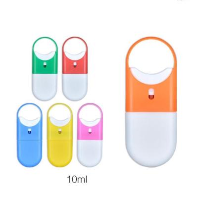 China Hot Selling Mini Bottle Perfume Empty Sanitiser Plastic Cosmetic Mist Spray Bottle Water Proof Spray Bottle 10ml for sale