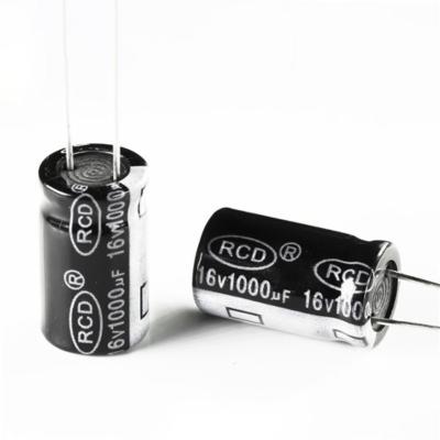 China Standard Original Electronics 16v 1000uf CD81 Aluminum Electrolytic Capacitor for sale