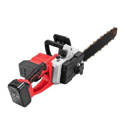 China 21V High Power Lithium Brushless Chainsaw Electric Saw Garden Log Saw Household Electric Chainsaw 16 Inch for sale