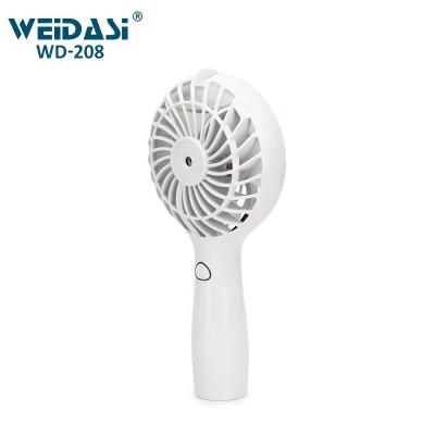 China Hotel mini portable usb rechargeable handheld electric fan for sale for sale