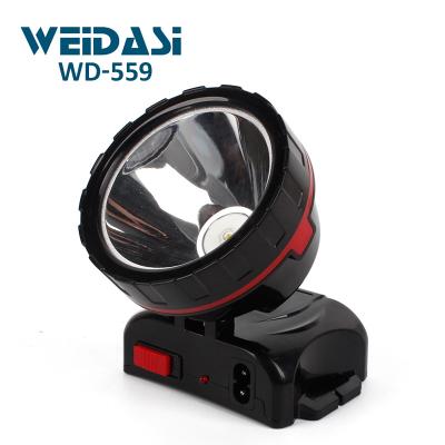 China Weidasi thick powder design high protection foam plastic running headlamp led head lamp torch with low moq for sale