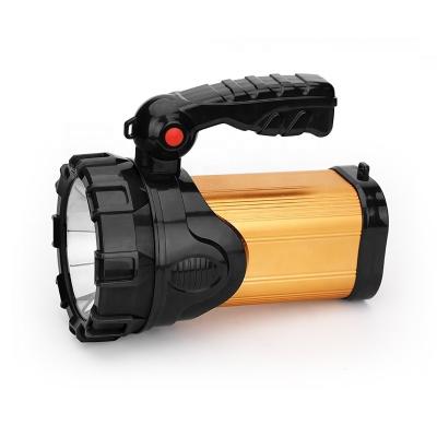 China Handheld Rechargeable Garden High Power LED Torch Search Light For Outdoor for sale