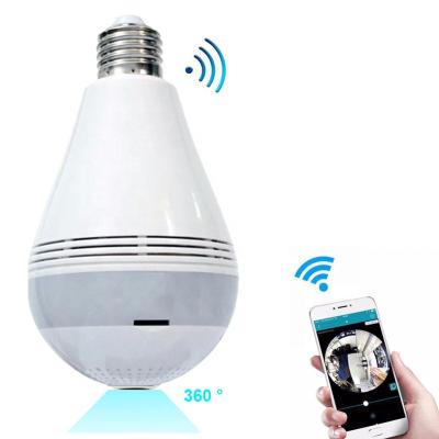 China Wholesale HD 960P NIGHT VISION Fisheye Bulb Camera WiFi Cctv Camera Panoramic Video CCTV Mini 360 View E27 Recorder V380 IP Wireless Cam for sale