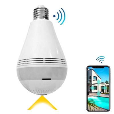 China Human Motion Tracking 3MP 1080P 360 Degree Wireless Panoramic Camera E27 V380 Pro Camera Two Ways Fisheye WiFi CCTV Audio Home Security Cam IP Lamp Bulb for sale